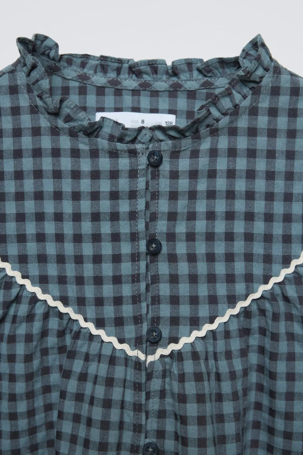 CAMISA AOS QUADRADOS-ZARA Shop