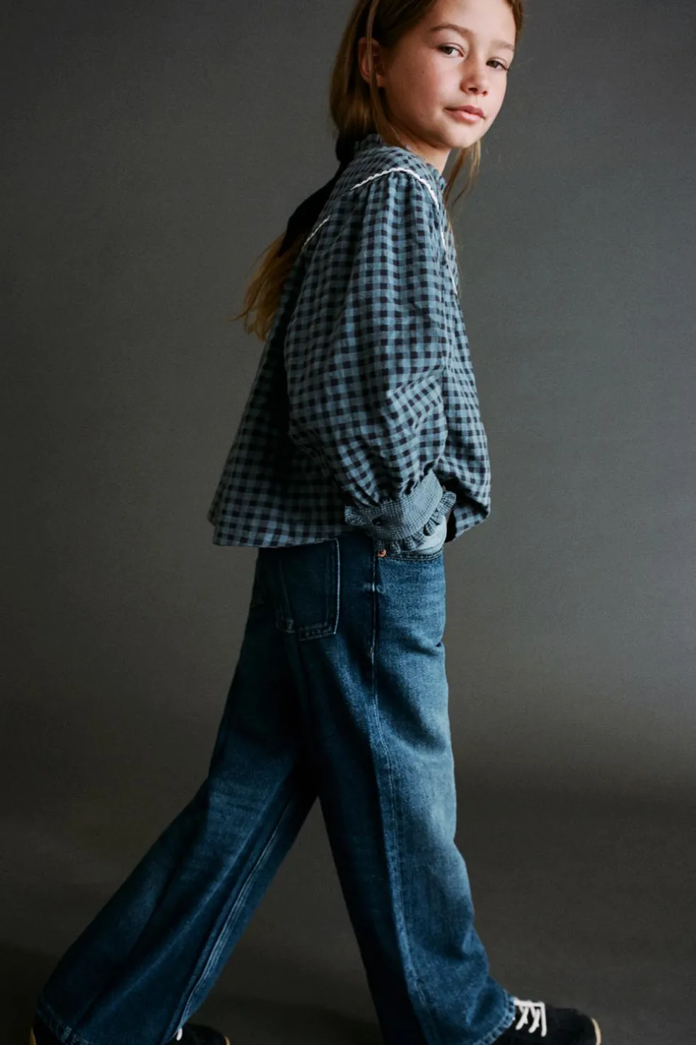 CAMISA AOS QUADRADOS-ZARA Shop