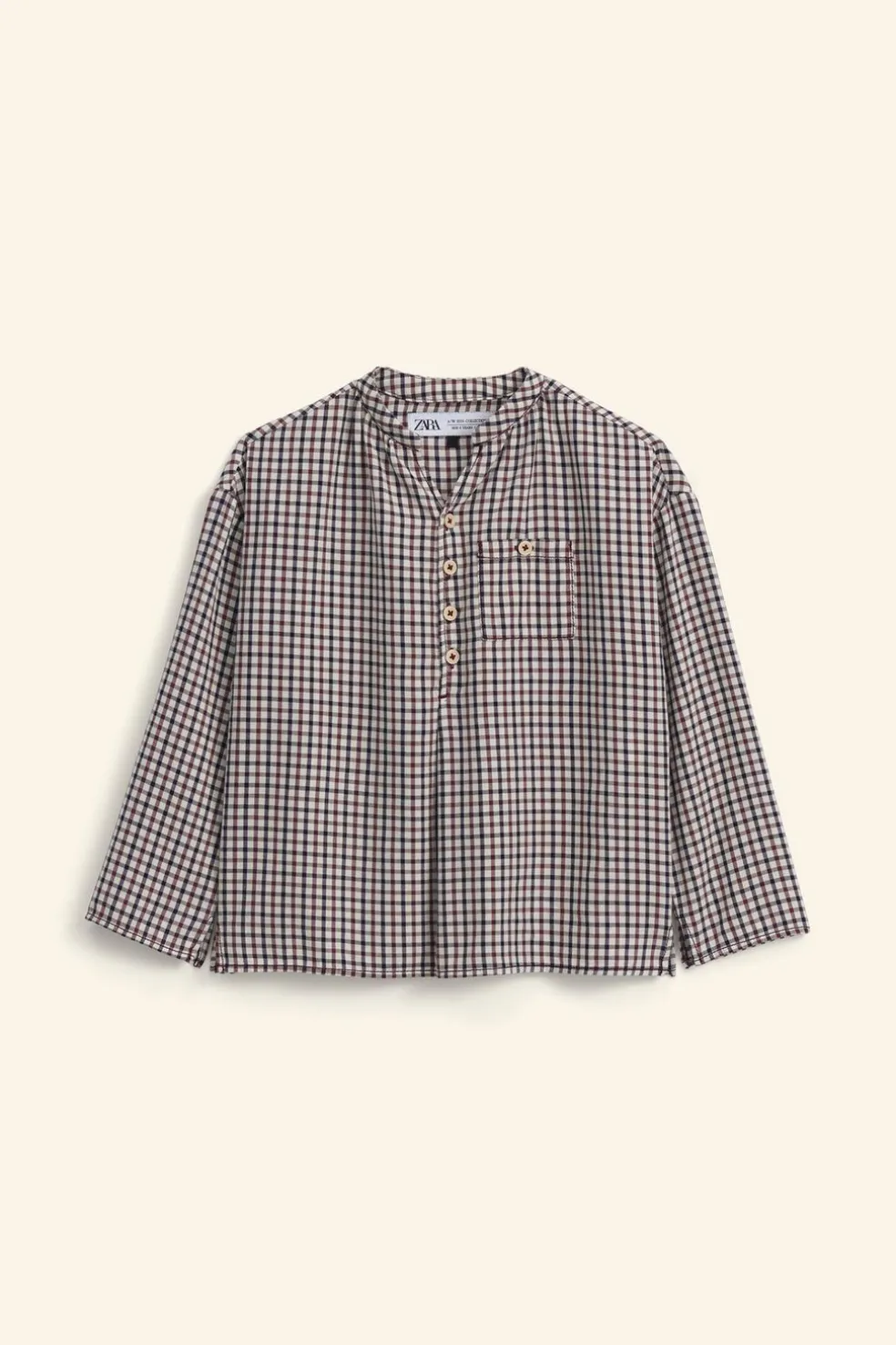 CAMISA AOS QUADRADOS VICHY EDIÇÃO LIMITADA-ZARA Cheap