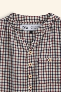 CAMISA AOS QUADRADOS VICHY EDIÇÃO LIMITADA-ZARA Cheap