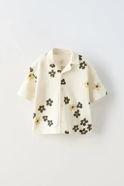 CAMISA COM ESTAMPADO FLORAL-ZARA Store