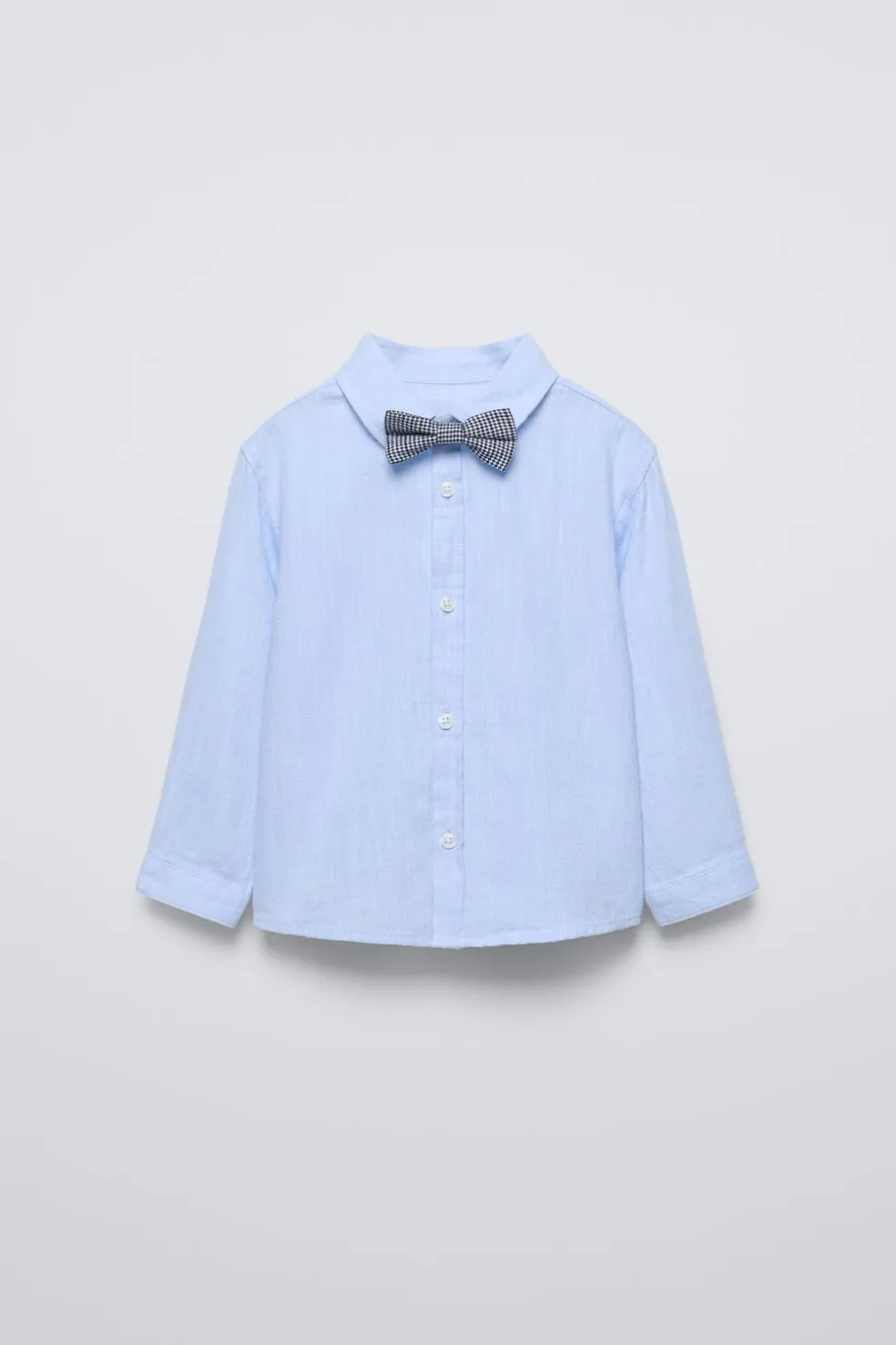CAMISA COM LAÇO REMOVÍVEL-ZARA Store