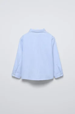 CAMISA COM LAÇO REMOVÍVEL-ZARA Store