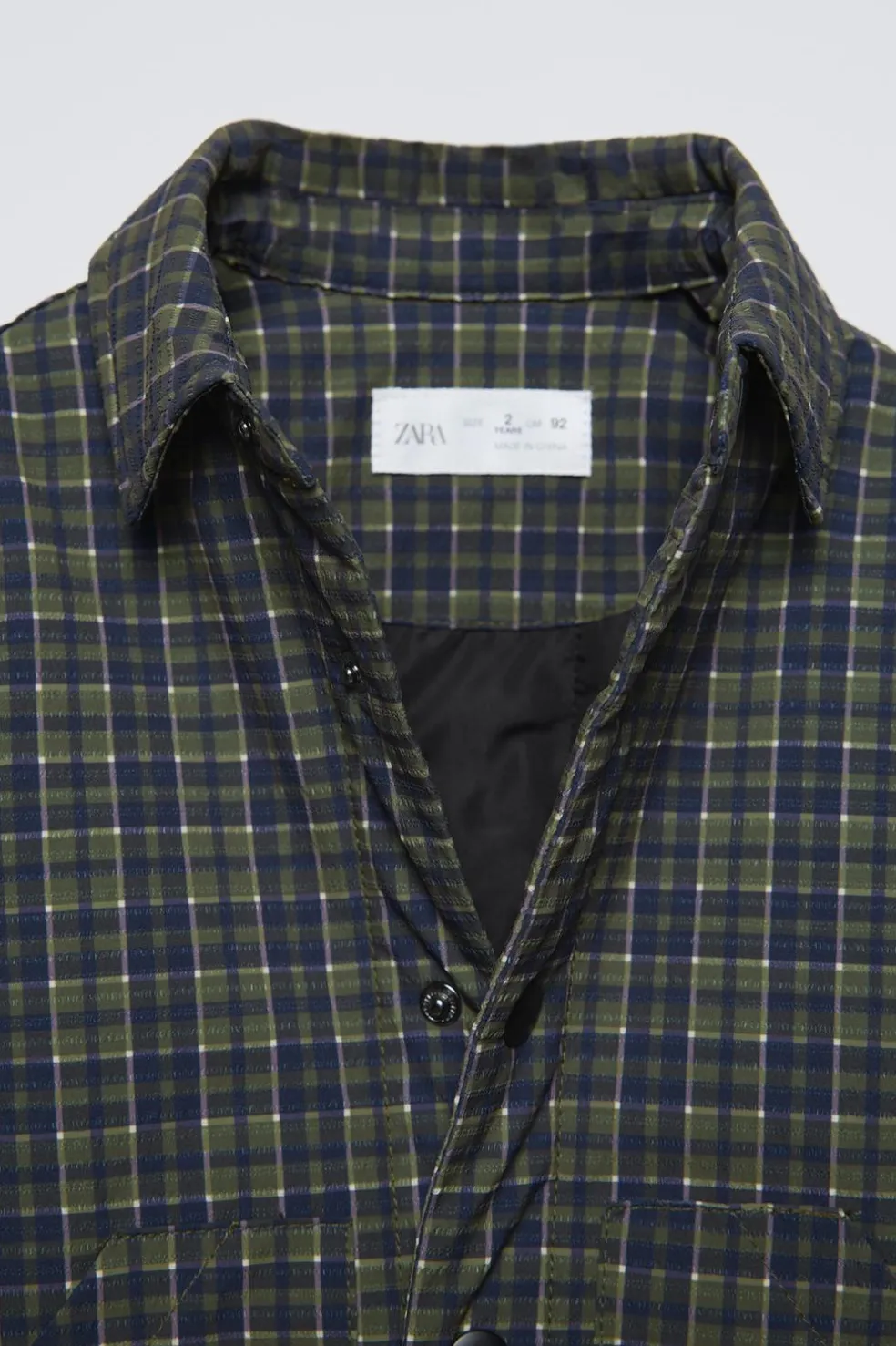 CAMISA COMPRIDA ACOLCHOADA-ZARA Store