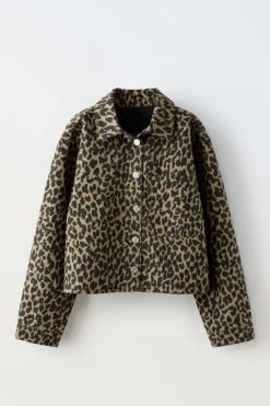 CAMISA COMPRIDA ANIMAL PRINT-ZARA Fashion
