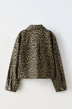 CAMISA COMPRIDA ANIMAL PRINT-ZARA Fashion