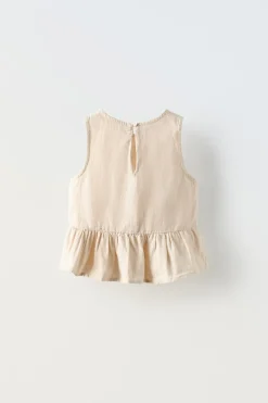 CAMISA FOLHO COM LINHO-ZARA Clearance