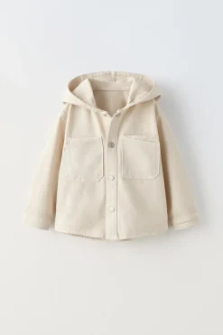 CAMISA LARGA CAPUZ-ZARA Flash Sale