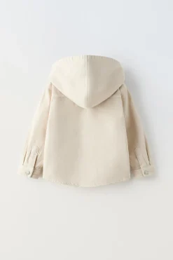 CAMISA LARGA CAPUZ-ZARA Flash Sale