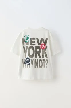 CAMISETA PARCHES I LOVE NY ©-ZARA Cheap
