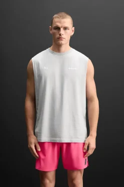 ZARA T-Shirts^CAMISOLA DE ALÇA COM GRAFISMO Cinzento