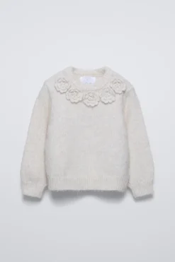 CAMISOLA DE MALHA COM FLORES-ZARA Fashion
