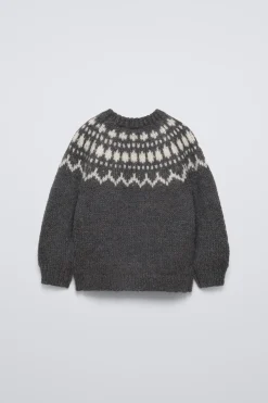 CAMISOLA DE MALHA JACQUARD-ZARA Store