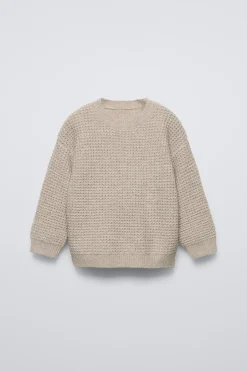 CAMISOLA DE MALHA WAFFLE-ZARA New