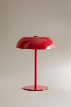 ZARA A Coleção De Candeeiros|Presentes Para O Lar^CANDEEIRO DE MESA MONOCOLOR TÁTIL Vermelho