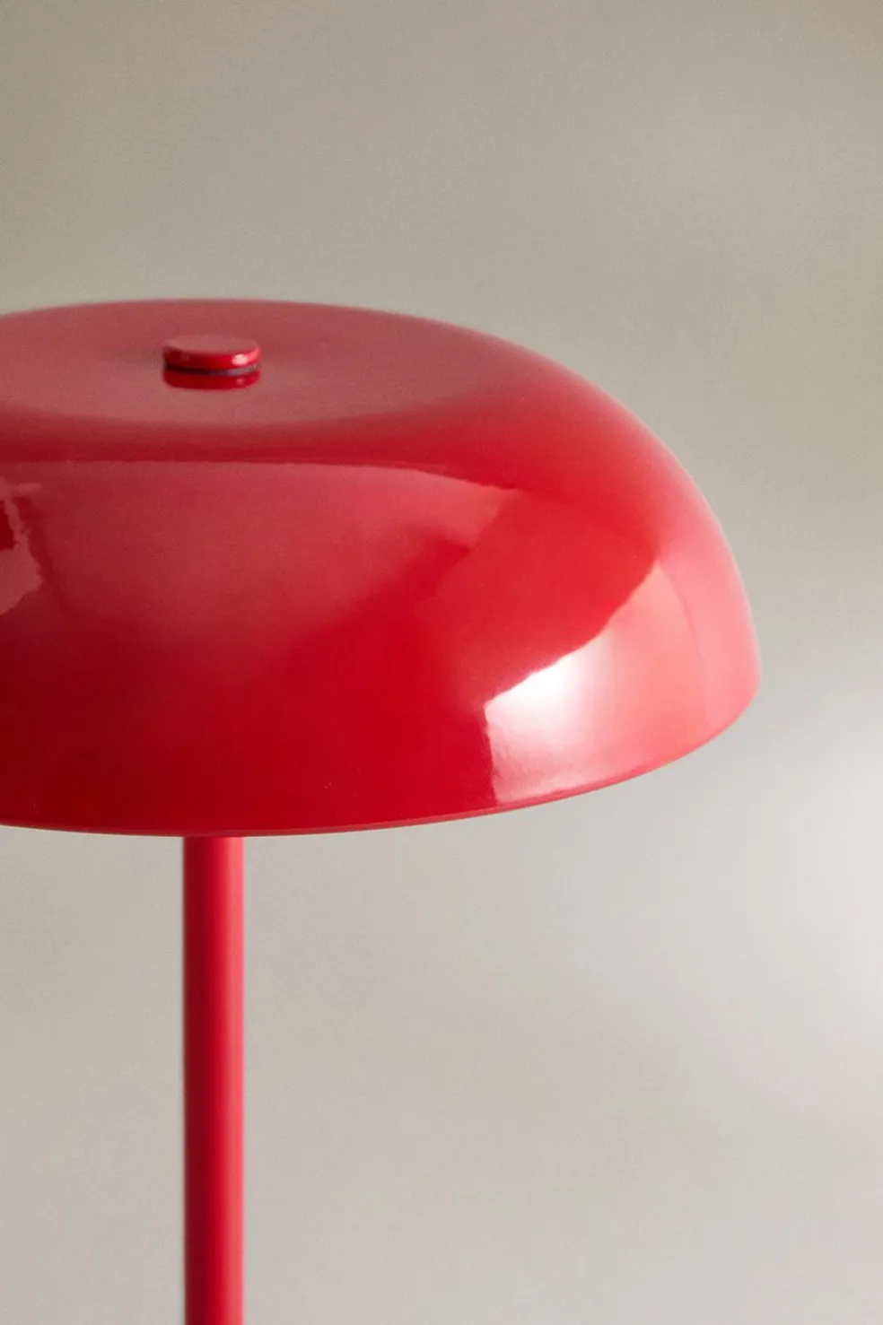 ZARA A Coleção De Candeeiros|Presentes Para O Lar^CANDEEIRO DE MESA MONOCOLOR TÁTIL Vermelho