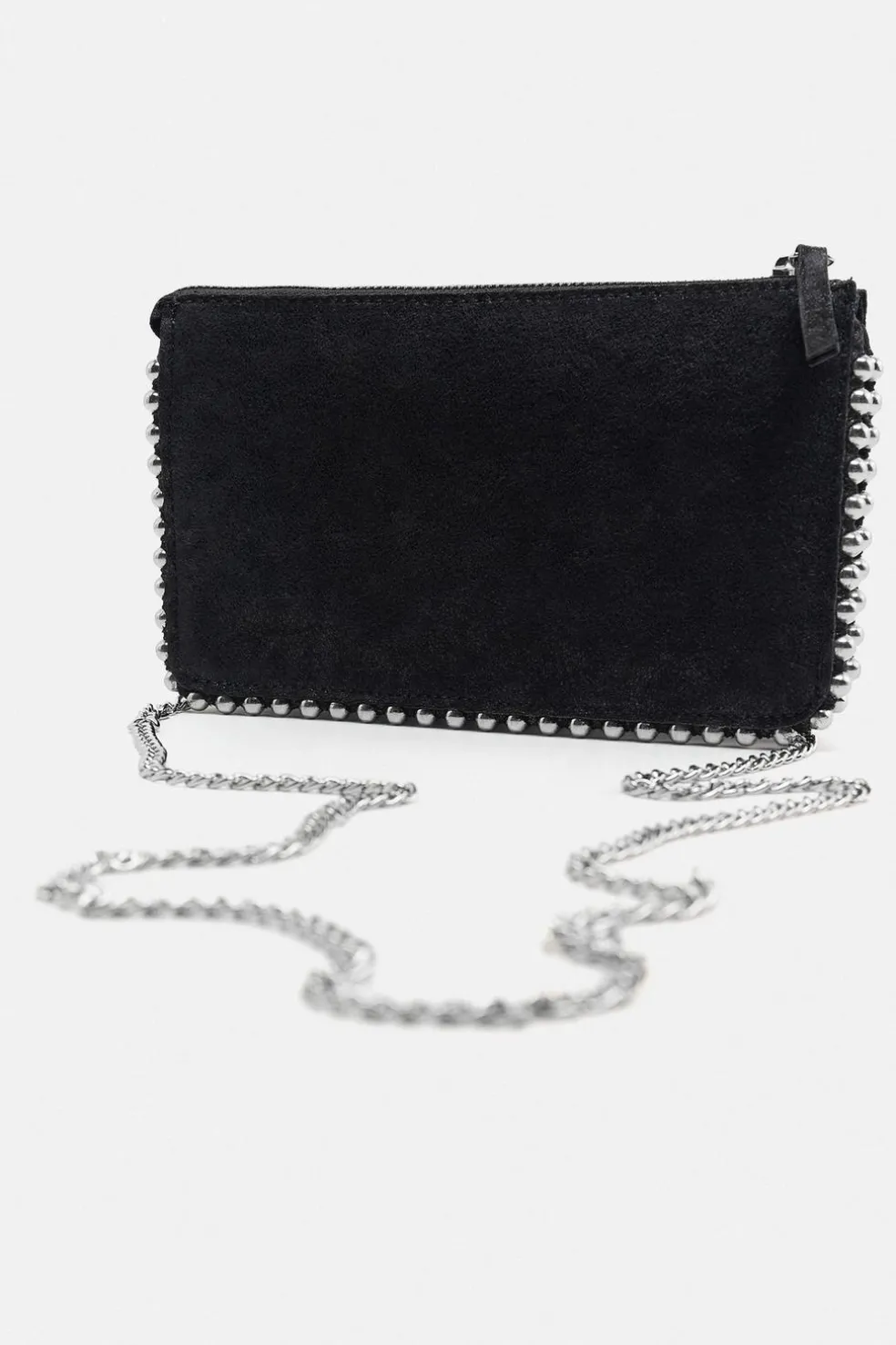 ZARA Malas^CARTEIRA DE TIRACOLO TACHAS Preto