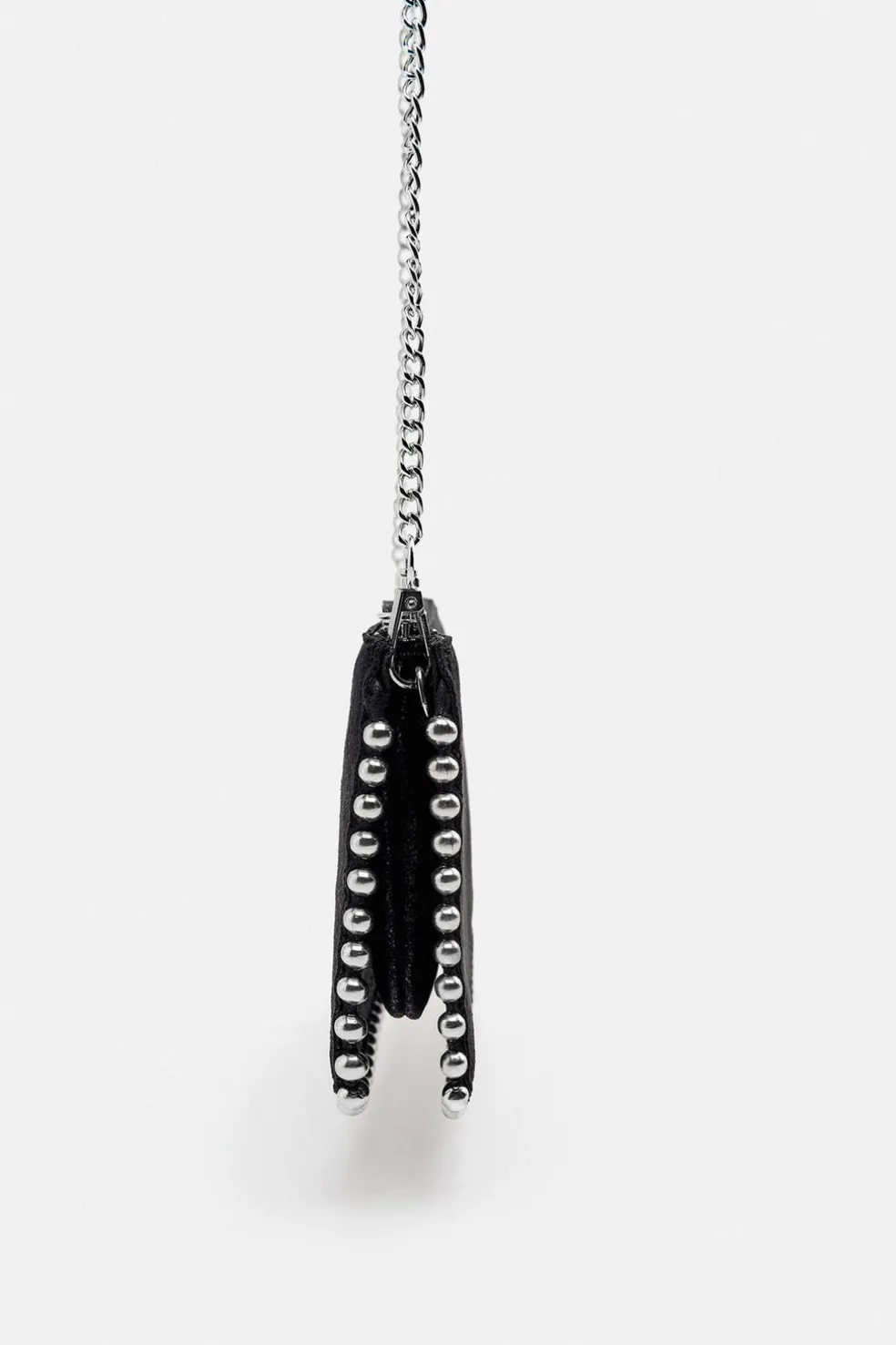 ZARA Malas^CARTEIRA DE TIRACOLO TACHAS Preto