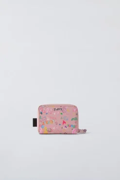 CARTEIRA GRAFFITI KUROMI © SANRIO-ZARA Best Sale