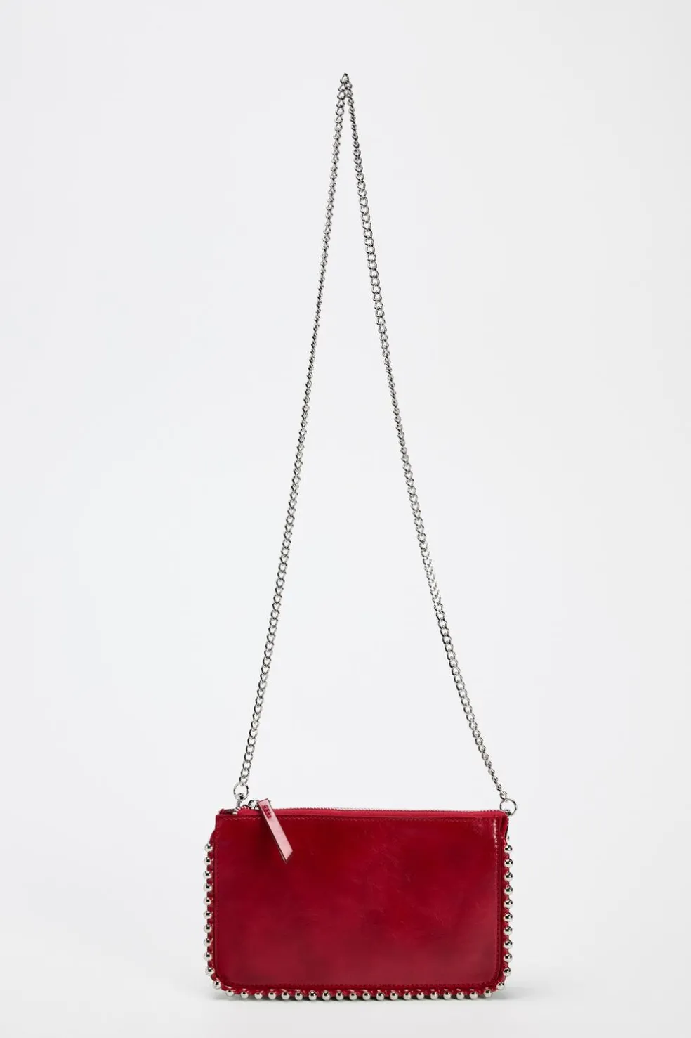 ZARA Malas^CARTEIRA MALA A TIRACOLO COM TACHAS Vermelho