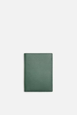 ZARA Malas / Mochilas^CARTEIRA PELE Verde