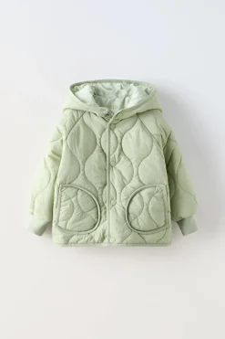 CASACO ACOLCHOADO CAPUZ WATER REPELLENT-ZARA Cheap