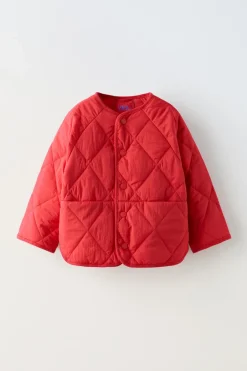 CASACO ACOLCHOADO WATER REPELLENT-ZARA Shop
