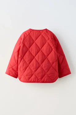 CASACO ACOLCHOADO WATER REPELLENT-ZARA Shop