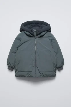 CASACO ACOLCHOADO WATER REPELLENT-ZARA Outlet