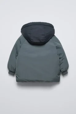 CASACO ACOLCHOADO WATER REPELLENT-ZARA Outlet