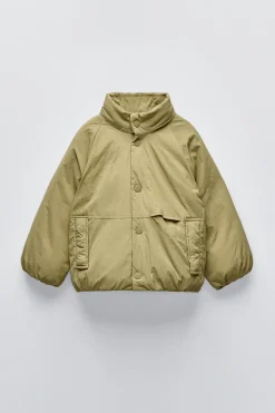 CASACO DE CAPUZ IMPERMEÁVEL-ZARA Flash Sale