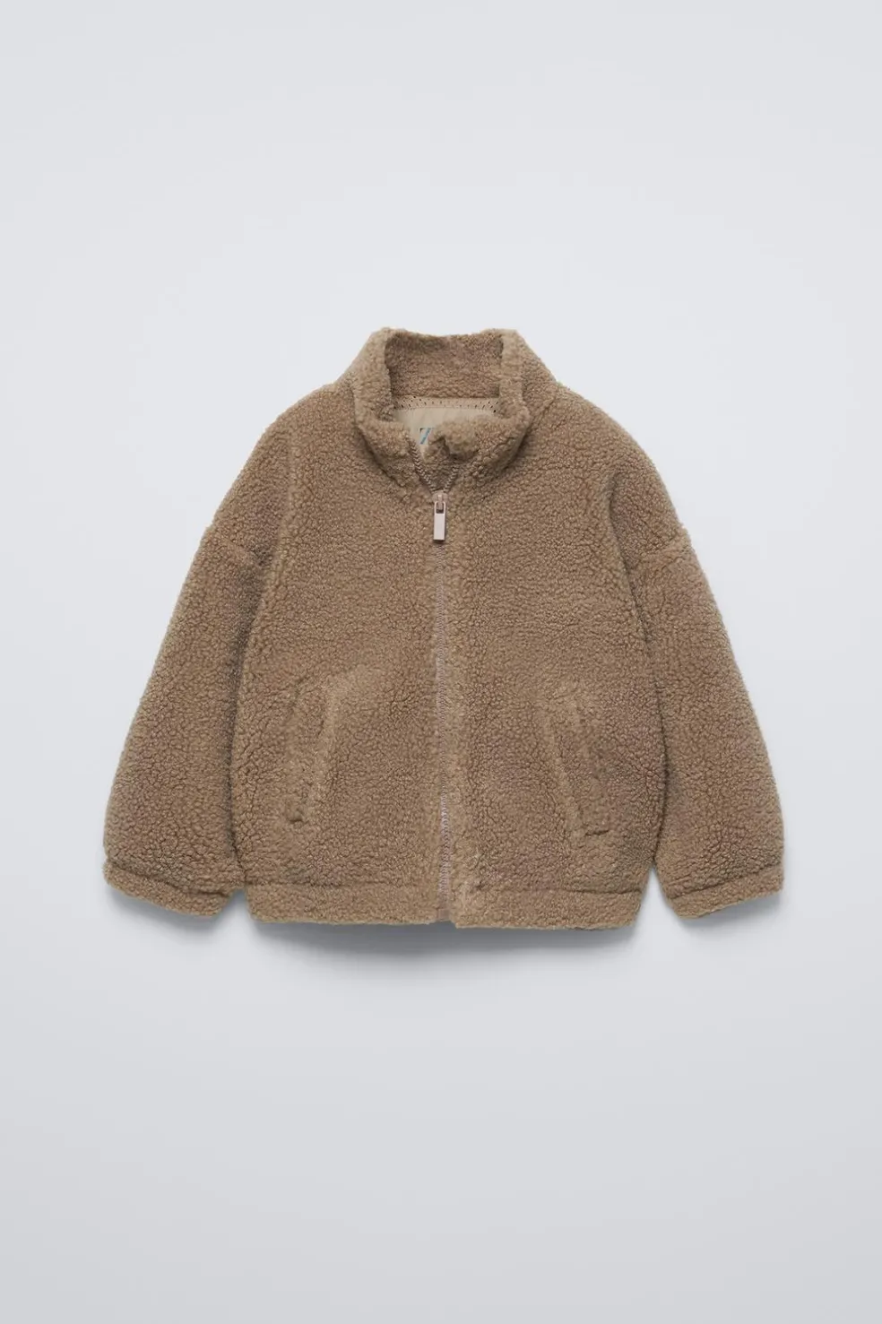 CASACO DE EFEITO DE PELO ENCARACOLADO-ZARA Cheap