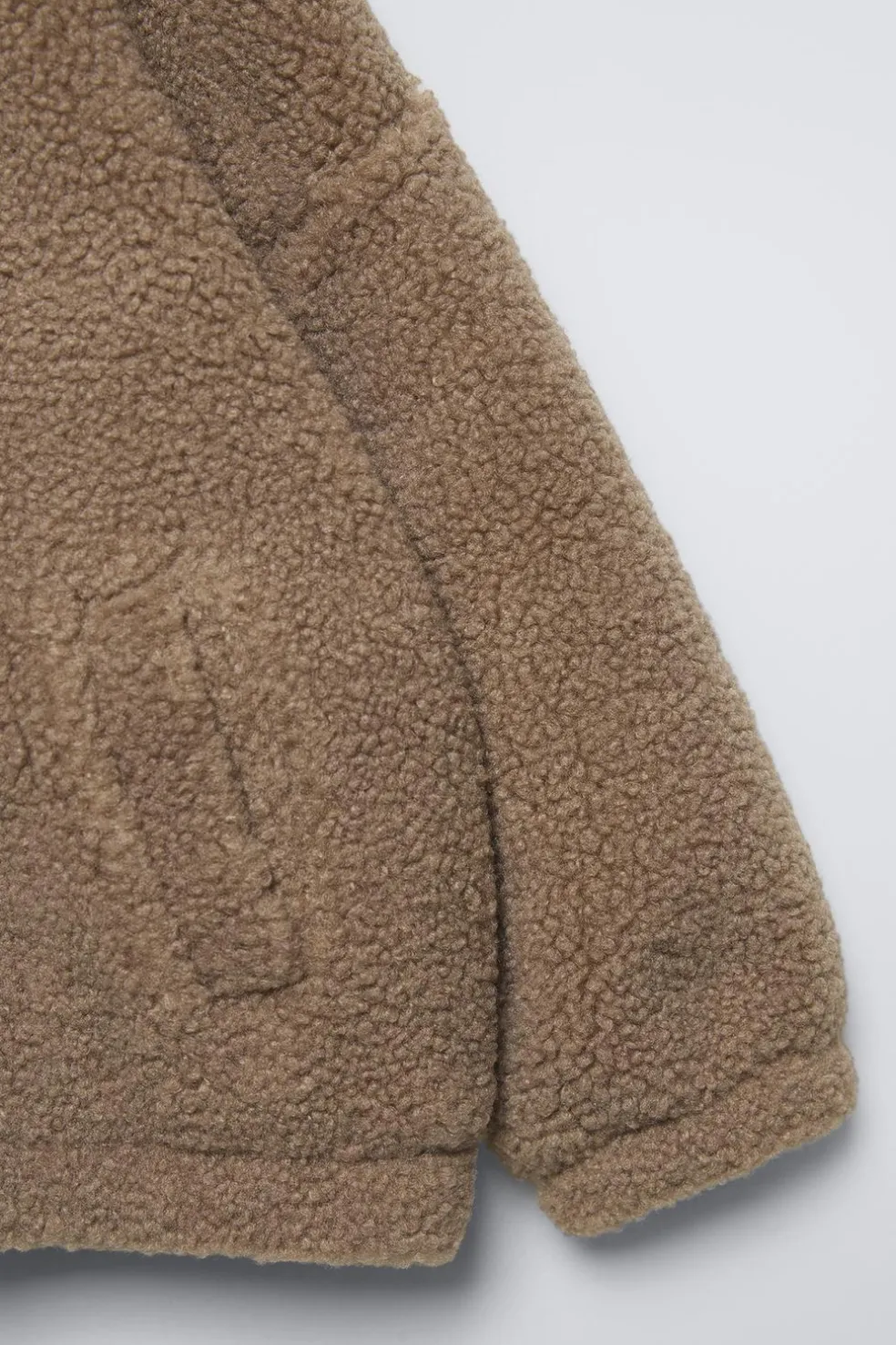 CASACO DE EFEITO DE PELO ENCARACOLADO-ZARA Cheap