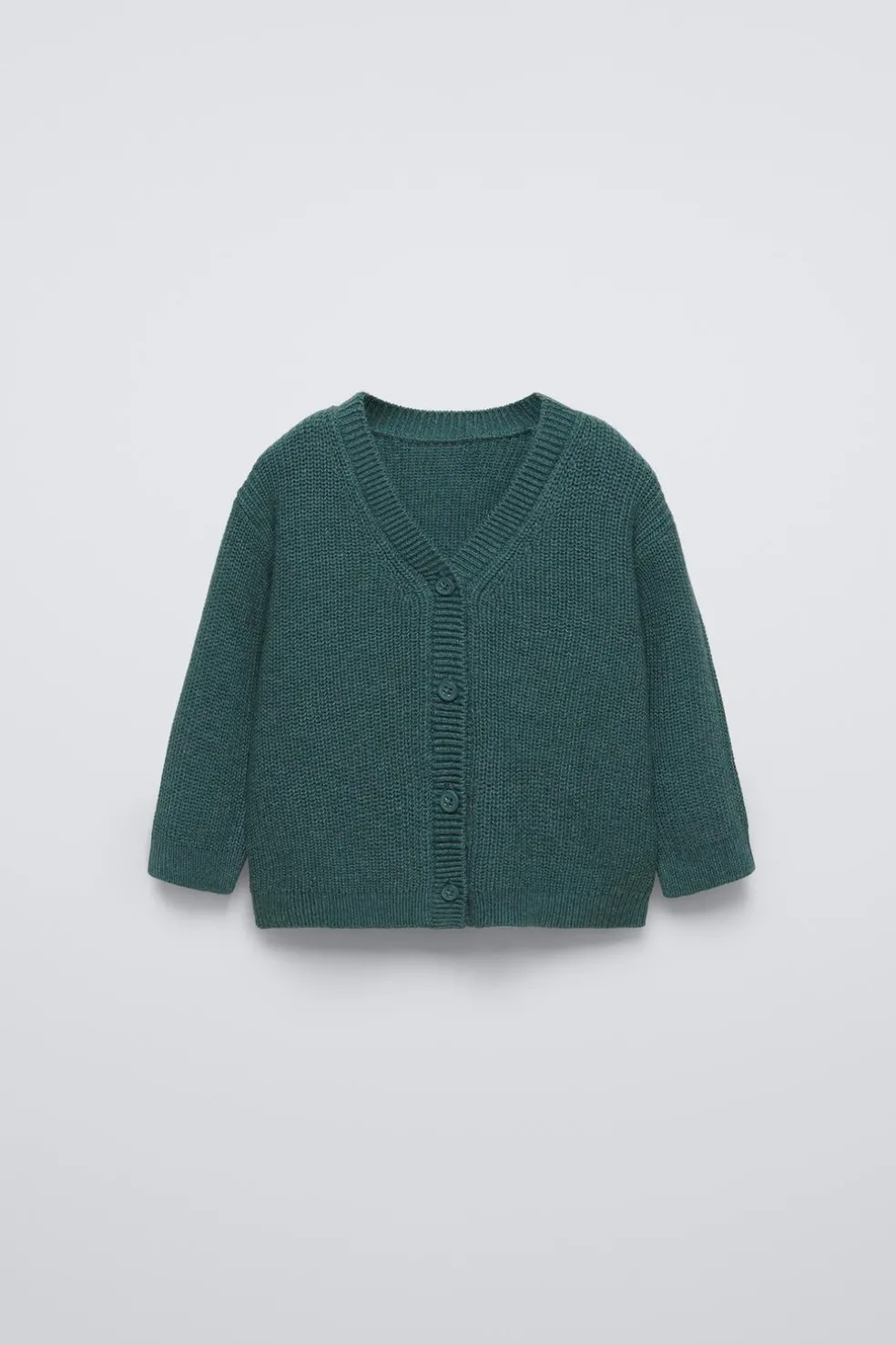 CASACO DE MALHA EM V-ZARA Cheap