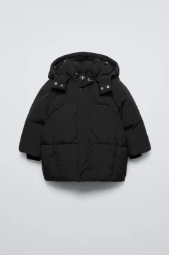 CASACO DE PENAS COM PENA, PENUGEM E CAPUZ WATER REPELLENT-ZARA Best