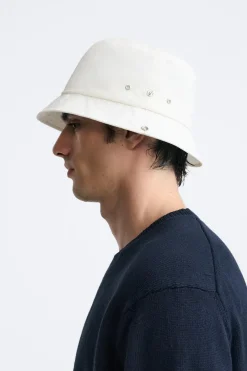 ZARA Acessórios^CHAPÉU BUCKET Cru