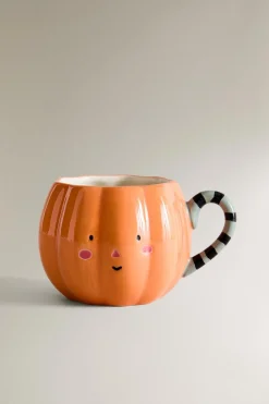 CHÁVENA CERÂMICA INFANTIL ABÓBORA HALLOWEEN-ZARA Clearance