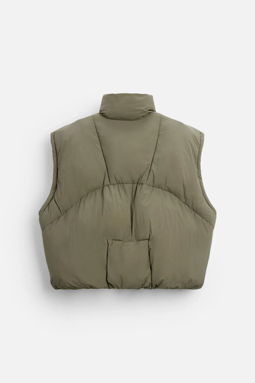ZARA Coletes^COLETE ACOLCHOADO BOXY FIT Caqui