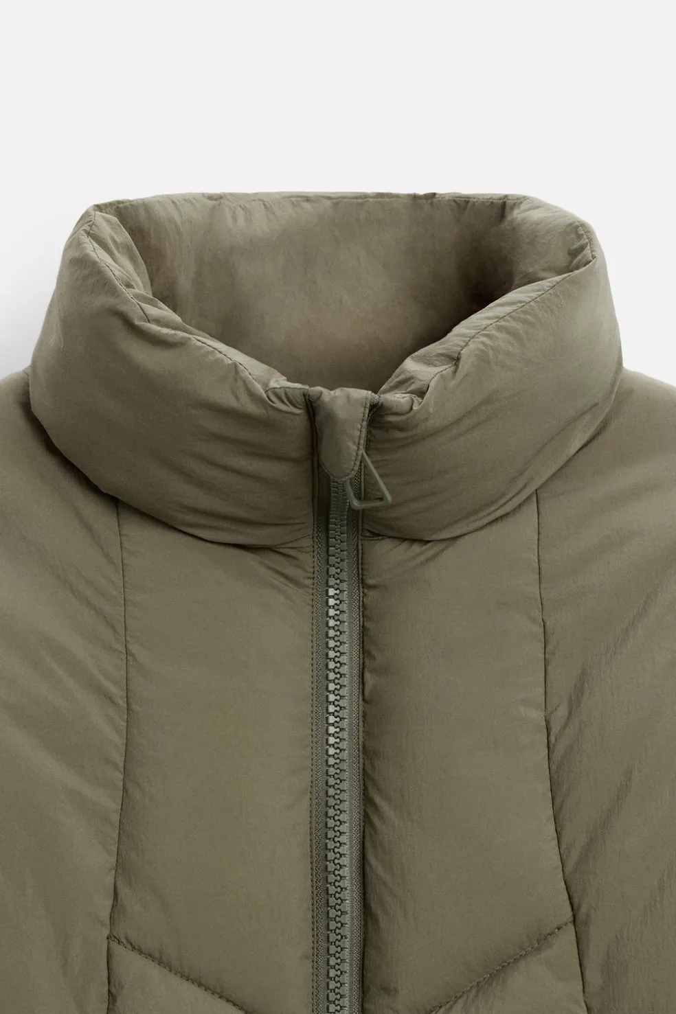 ZARA Coletes^COLETE ACOLCHOADO BOXY FIT Caqui