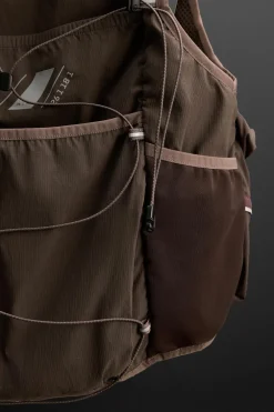 ZARA Coletes^COLETE BOLSOS UTILITY Grená-claro