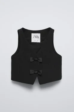 COLETE COM LAÇOS-ZARA Best Sale