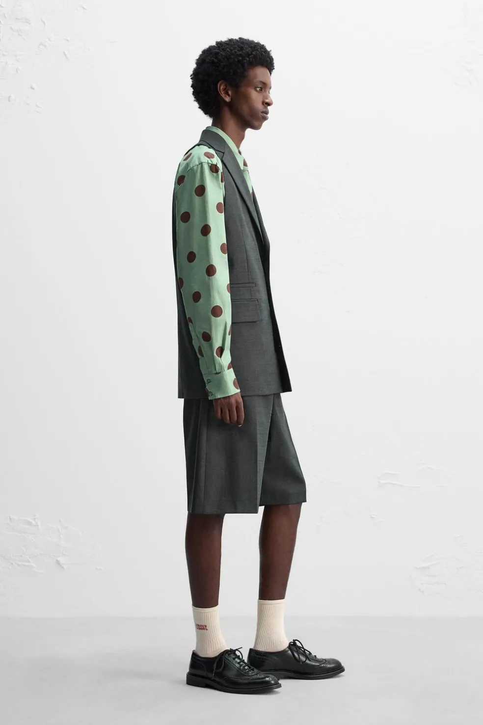 ZARA Coletes^COLETE LOOSE FIT X HARRY LAMBERT Cinzento