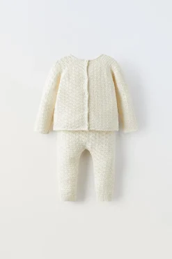 CONJUNTO ALGODÃO SEDA MALHA ESTRUTURA-ZARA Shop