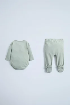 CONJUNTO DE BODY E LEGGINGS LISAS-ZARA Sale