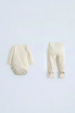 CONJUNTO DE BODY E LEGGINGS PONTEILLE-ZARA Discount