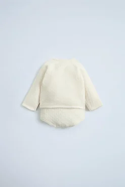 CONJUNTO DE CAMISOLA E CUECAS DE MALHA COM SEDA-ZARA Best Sale