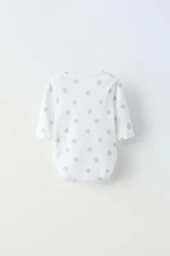 CONJUNTO DE CINCO BODIES COM COELHINHOS-ZARA Outlet