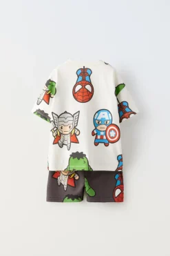 CONJUNTO DE JOGGING T-SHIRT E CALÇÕES BERMUDA AVENGERS © MARVEL-ZARA Hot