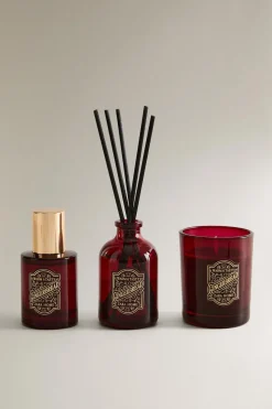 ZARA Fragrâncias Para Casa|Fragrâncias Para Casa^CONJUNTO DE PRESENTE GINGERBREAD (CONJUNTO DE 3) Vermelho