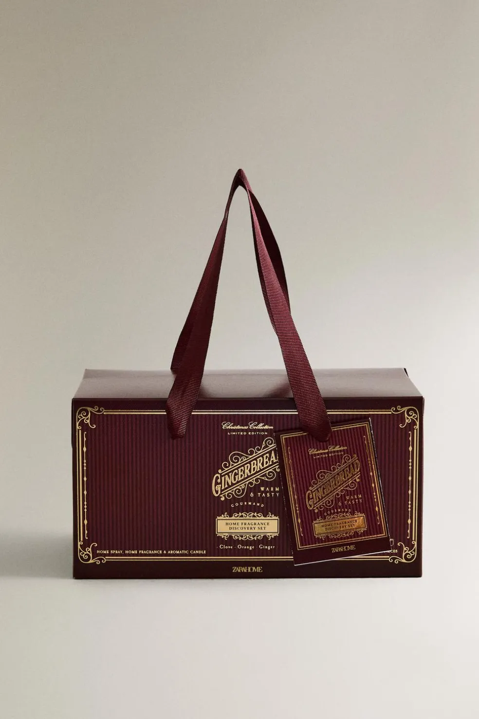 ZARA Fragrâncias Para Casa|Fragrâncias Para Casa^CONJUNTO DE PRESENTE GINGERBREAD (CONJUNTO DE 3) Vermelho
